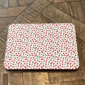Cherry Laptop Cover with Red and Green Design